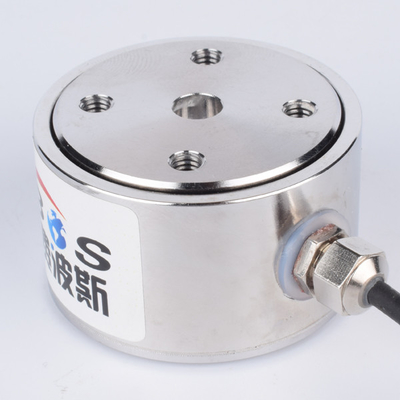 0.1-20kN ประเภทคอลัมน์โหลดเซลล์ 15v Strain Gauge Force Sensor